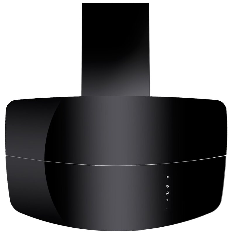 Okap VDB GTV 90 Automat Czarny 562m3/h 58dB klasa B