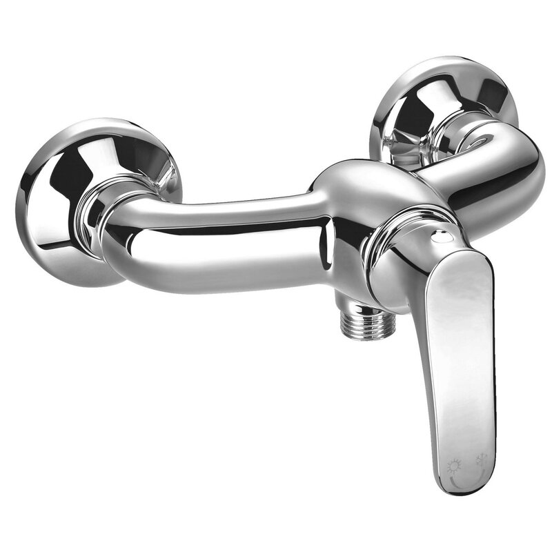 Bateria wannowa natynkowa OMNIRES Art Deco AD5140 Chrom