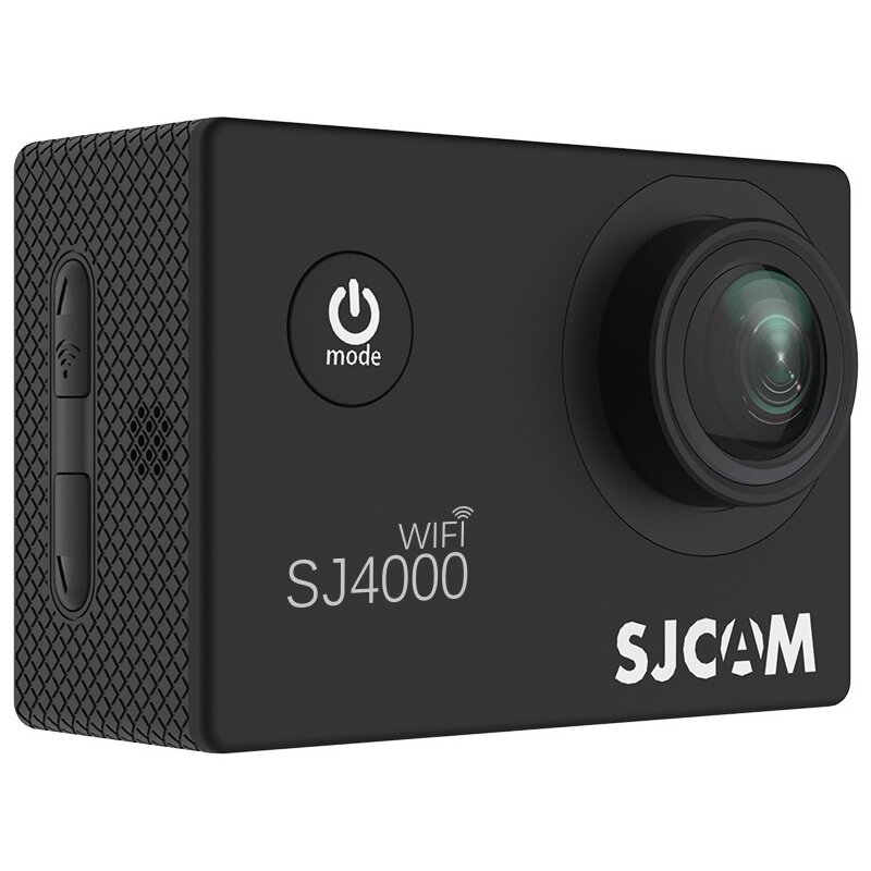 Kamera sportowa SJCAM SJ4000 WiFi Czarna Filmy 2K/Filmy 4K 900 mAh 12MP Obudowa wodoodporna