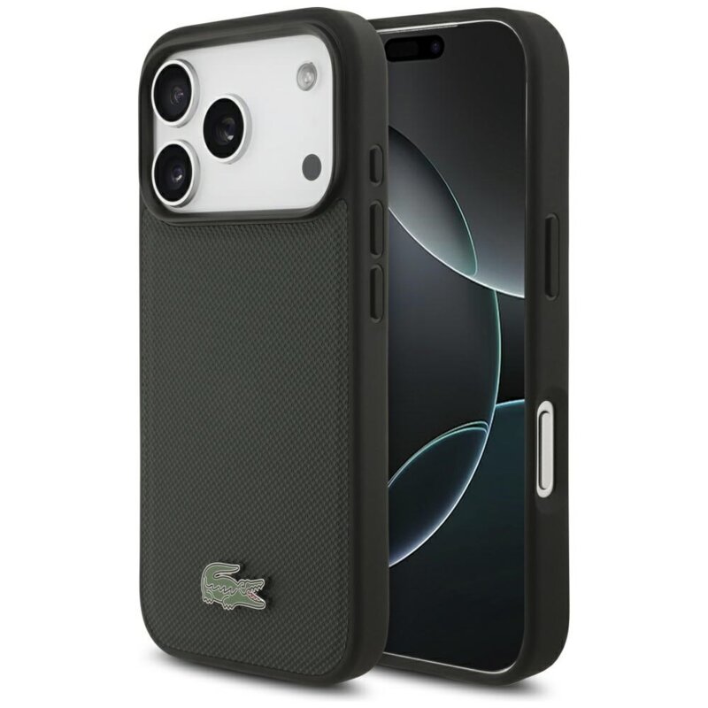 Lacoste Petit Pique Lacquer Logo MagSafe do iPhone 17 Pro sinople