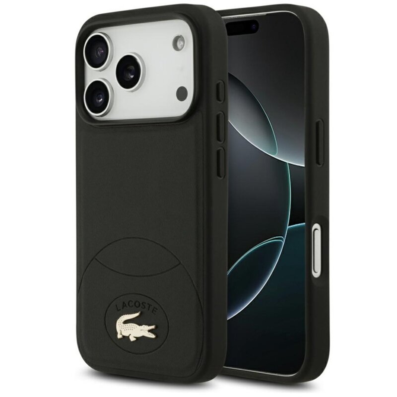 Etui LACOSTE Bliss MagSafe do Apple iPhone 17 Pro Czarny