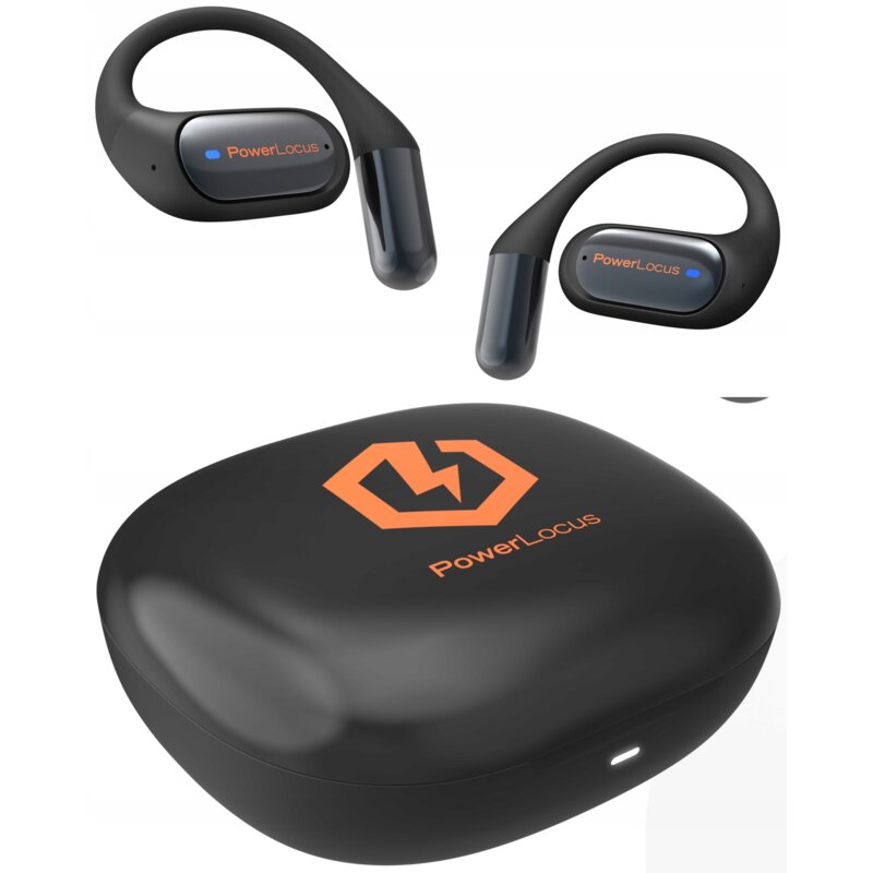 Słuchawki powietrzne POWERLOCUS Mkids1 Czarny