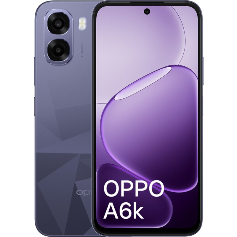 Smartfon OPPO A6k 4/256GB 6.75" 120Hz Ciemnofioletowy