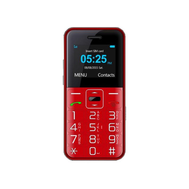 Telefon myPhone Halo EASY Czerwony