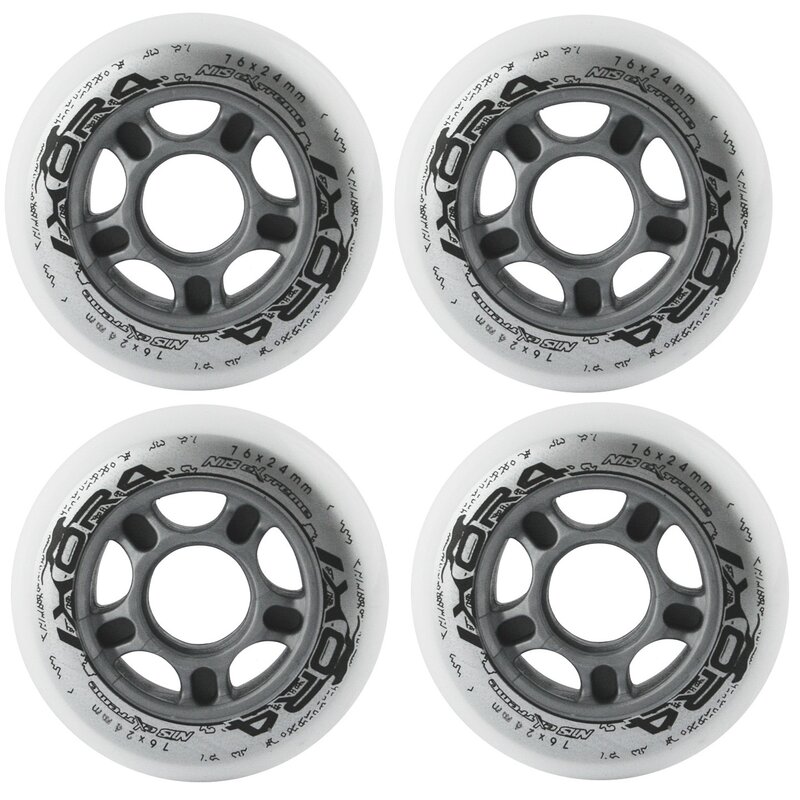 Kółka NILS EXTREME PU 76x24 82A (4 sztuki)