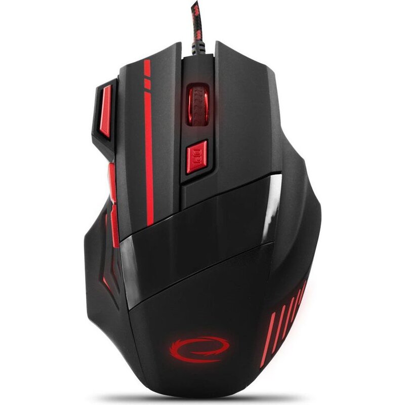 Mysz ESPERANZA 7D MX201 Wolf Czerwony