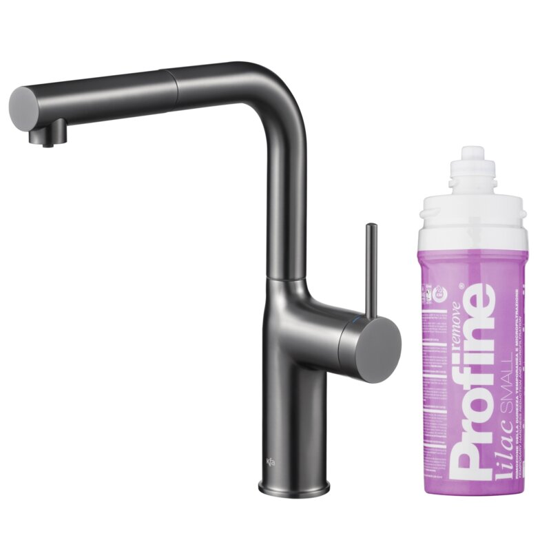 KFA Armatura Duero Pure Move Pull-Out 6623-425-61 Grafitowy Stal szlachetna