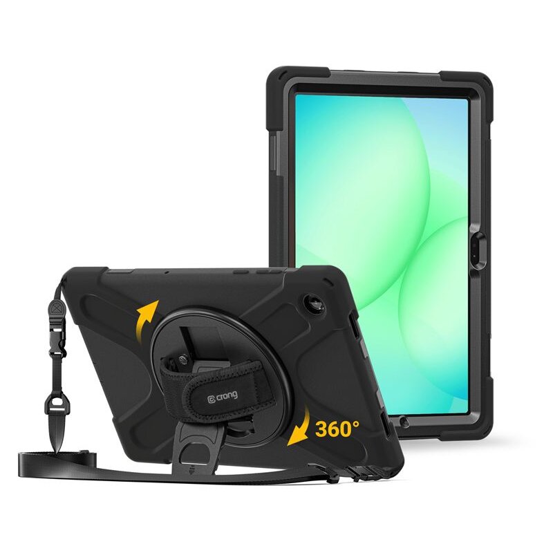 Etui na Samsung Galaxy Tab A11+ CRONG Defender Plus Czarny