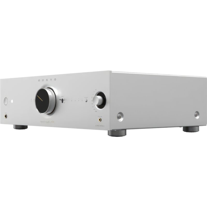 Wzmacniacz zintegrowany/Streamer/Odtwarzacz sieciowy ONKYO ICON A-50 Srebrny, DAC 32-bit/768 kHz, HDMI ARC, Przedwzmacniacz MM/MC