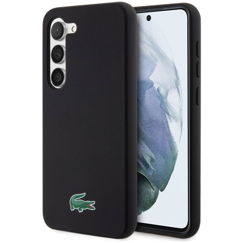 Etui LACOSTE Silicone do Samsung Galaxy S23+ Czarny