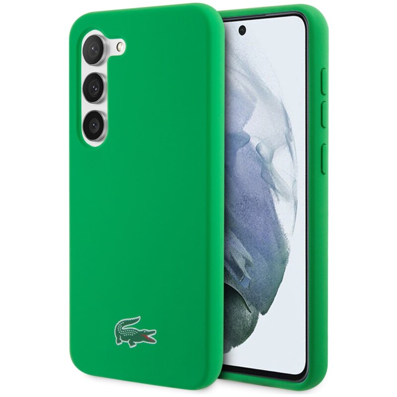 Etui LACOSTE Silicone do Samsung Galaxy S23+ Zielony