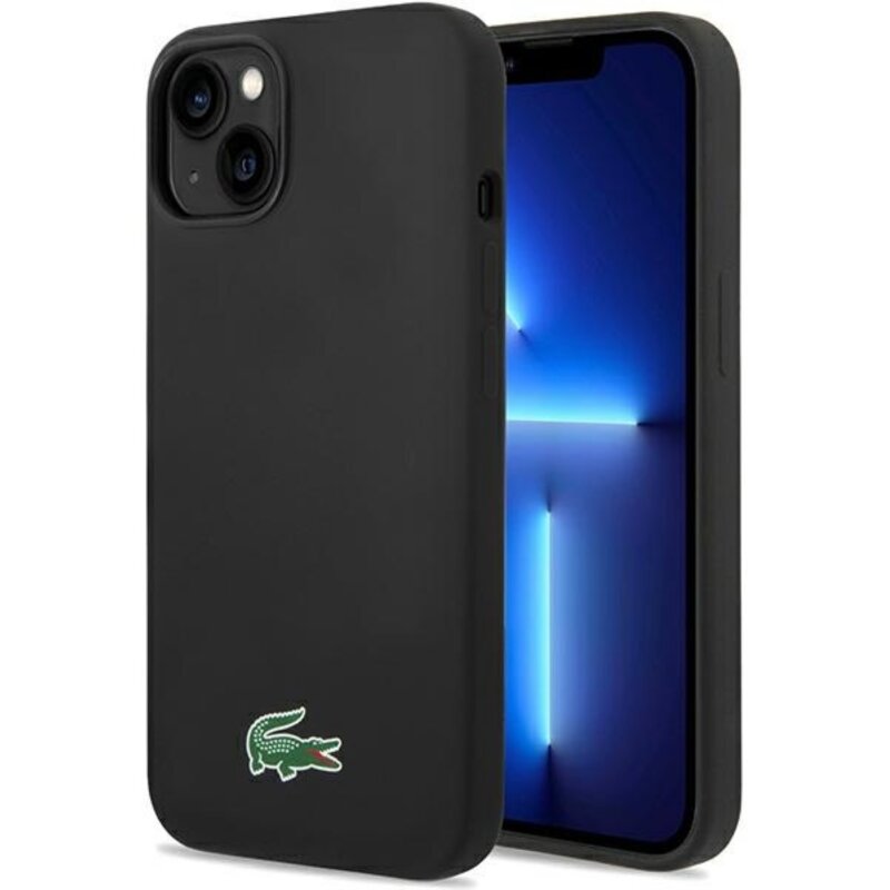 Etui LACOSTE Silicone MagSafe do Apple iPhone 13/14/15 Czarny