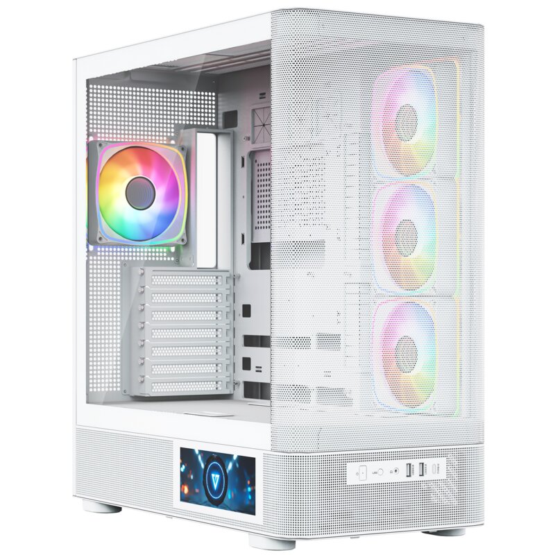Obudowa MODECOM Volcano AQ 400 ARGB Midi Biały