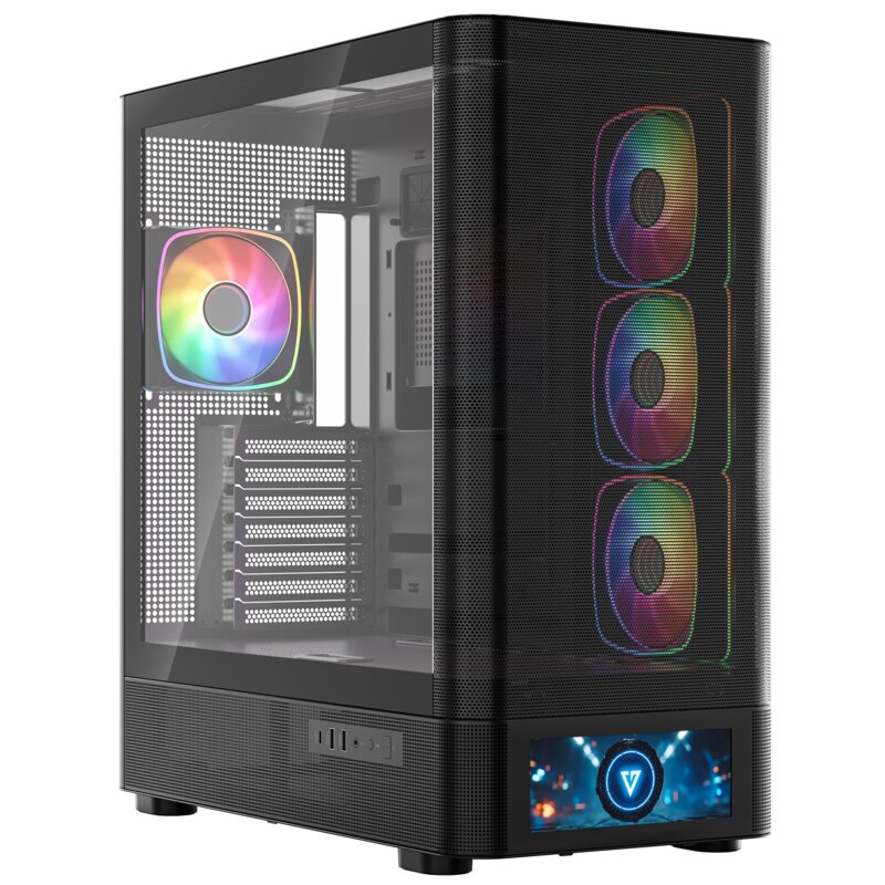 MODECOM Volcano AQ500 ARGB Czarny