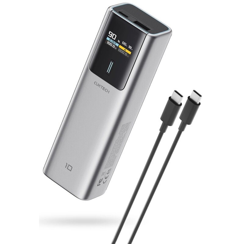 Powerbank CUKTECH 10000 mAh 150W Szary