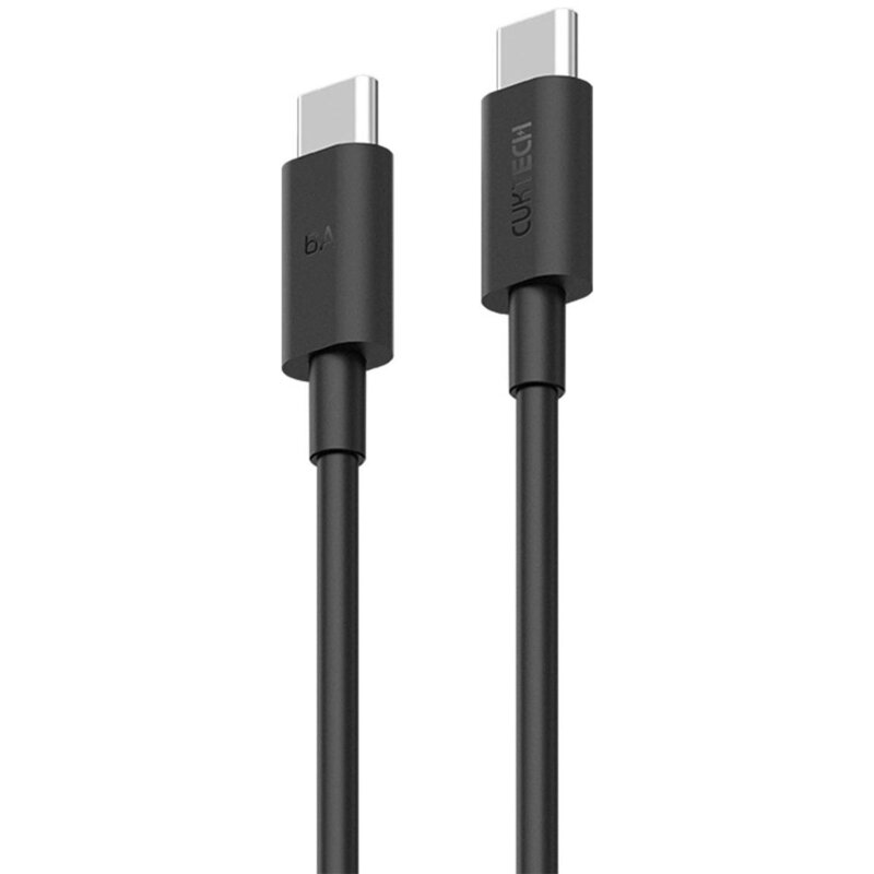 Kabel USB-C - USB-C CUKTECH CKCTC615NCBK 240W 1.5 m Czarny