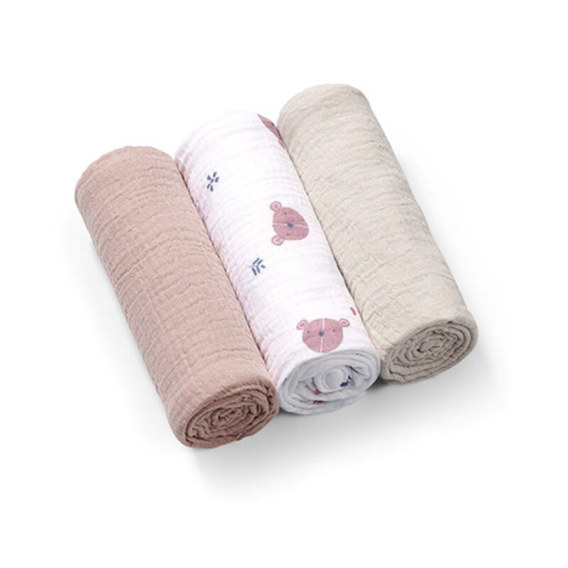 Pieluszki BABYONO 828/03 Szary (3 szt.)