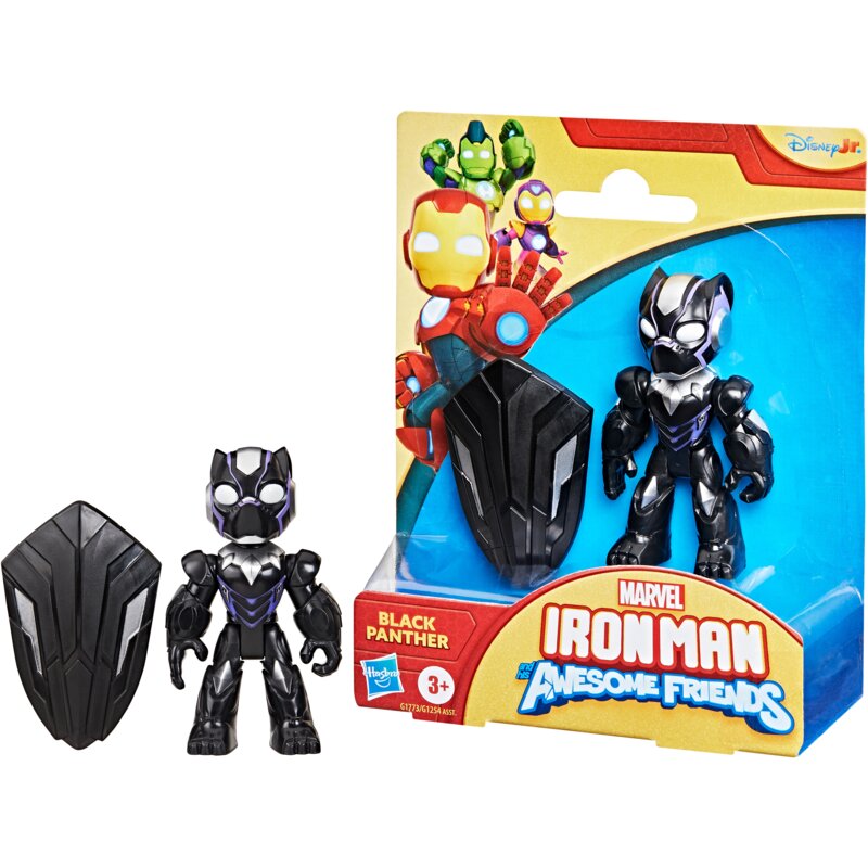 Figurka HASBRO Disney Junior Iron Man i Super Ekipa Czarna Pantera G17735X0