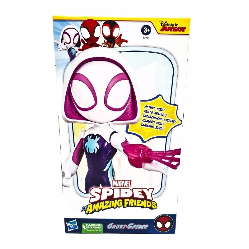 Spidey i super kumple marvel oryginalna ruchoma figurka ghost-spider 23cm