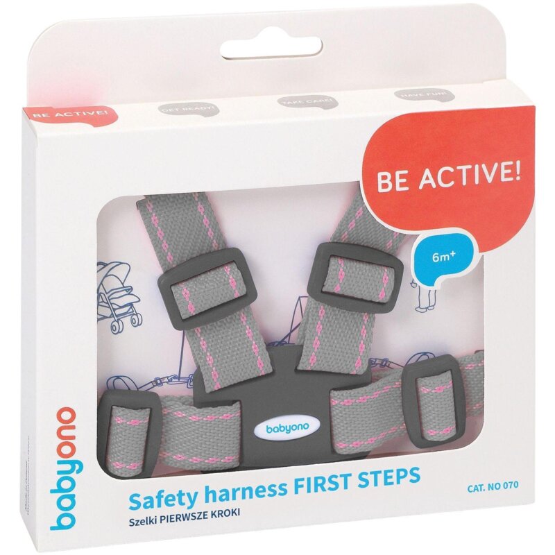 Szelki spacerowe BABYONO First Steps 070/04