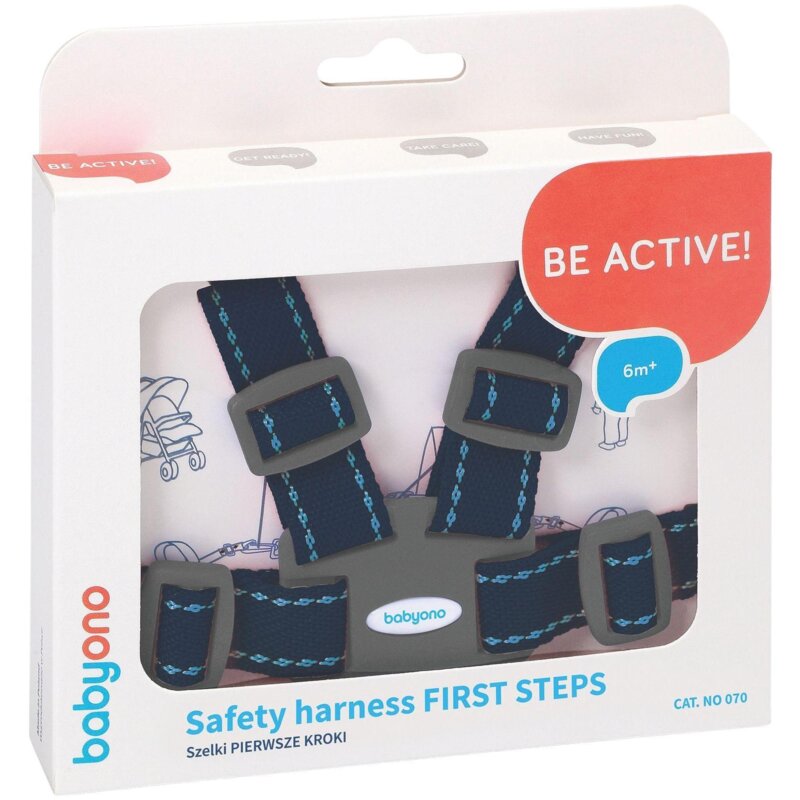 Szelki spacerowe BABYONO First Steps 070/01