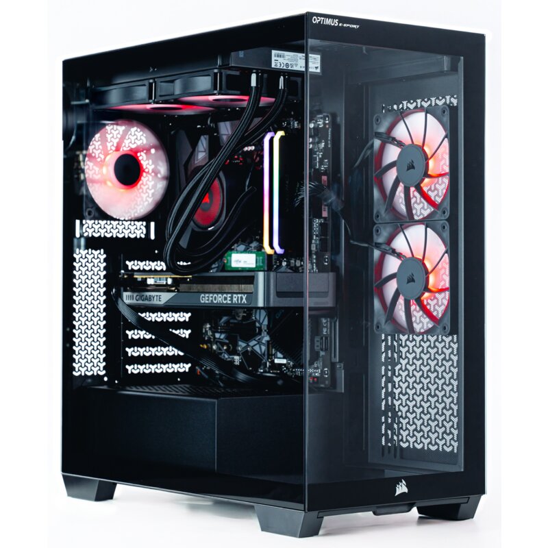 Komputer OPTIMUS E-Sport GB550T-CR12 R7-5800X 16GB RAM 1TB SSD GeForce RTX5060 Windows 11 Home