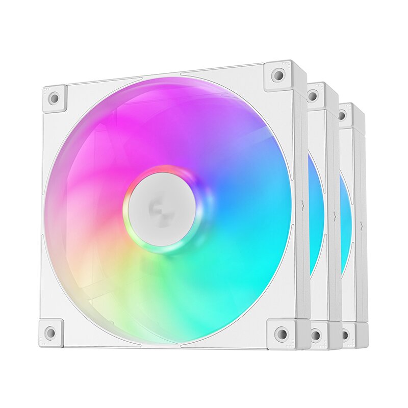 DeepCool FD14 ARGB 140mm 3szt. Biały