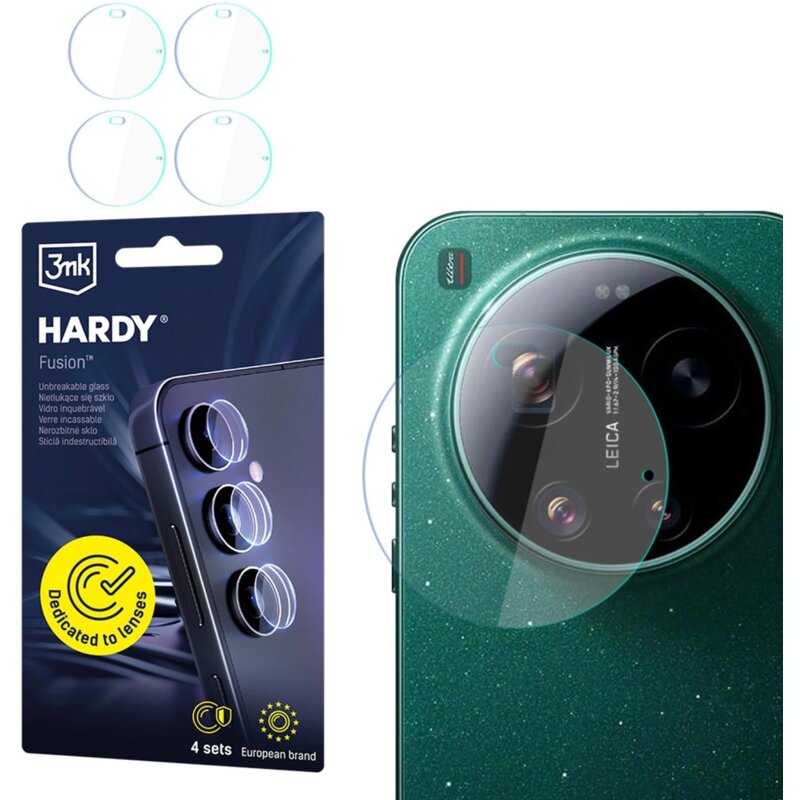 Szkło hybrydowe na obiektyw 3MK Hardy Fusion Lens Protection do Xiaomi 17 Ultra