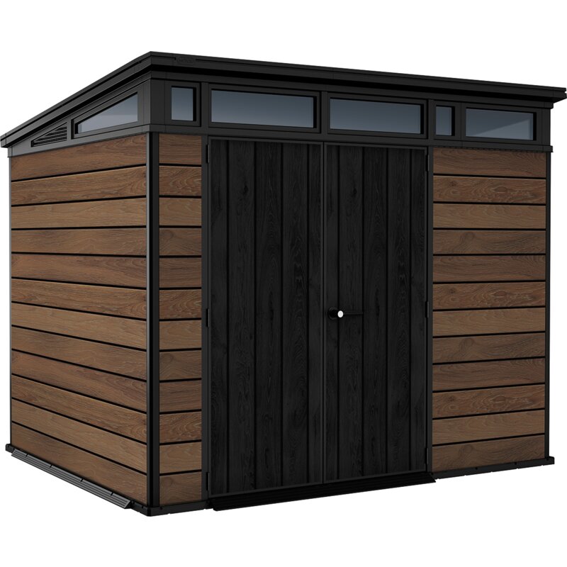 Domek narzędziowy KETER Pent 279 x 218 x 226 cm Orzech