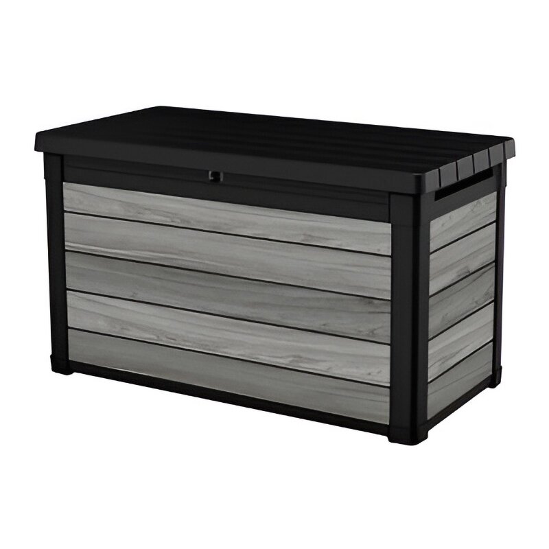 Skrzynia ogrodowa KETER Signature Deco 380L Szary