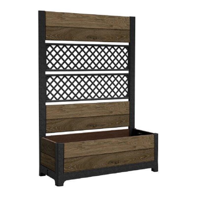 Doniczka KETER Deco Tulip 263871 (109,6 x 44,4 x 156,3 cm) 110L Orzech
