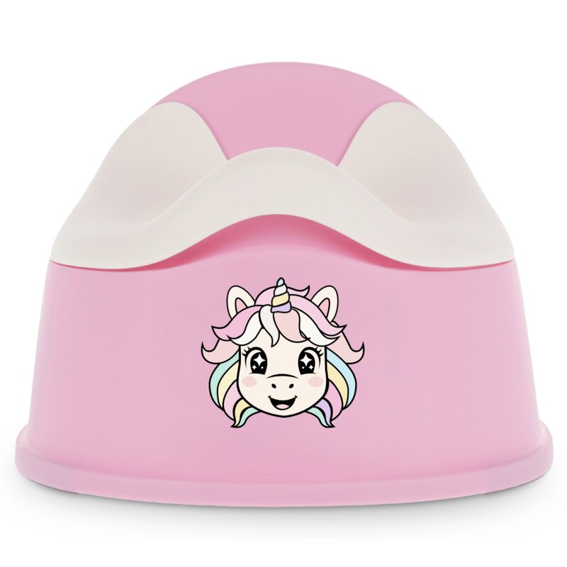 Nocnik SUN BABY B13.002.1.4.2 Jednorożec Ciemnoróżowo-biały