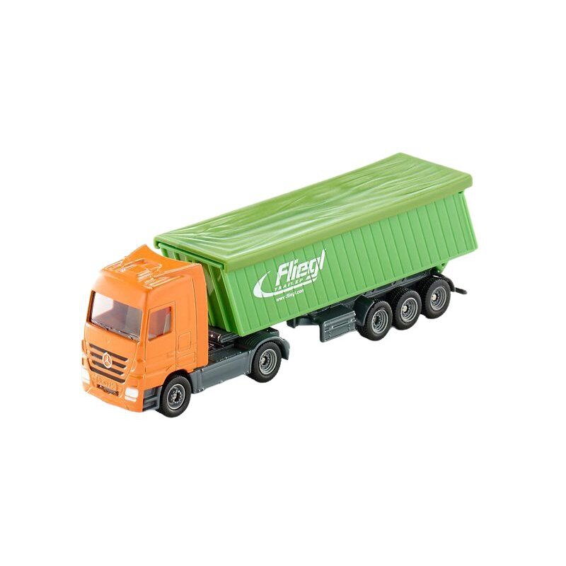 Samochód SIKU Ciężarowka z naczepą i plandeką 1796