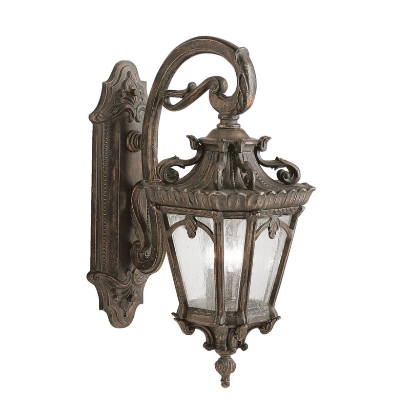 Lampa Åcienna zewnÄtrzna brÄ zowa E14 60W Tournai Kichler