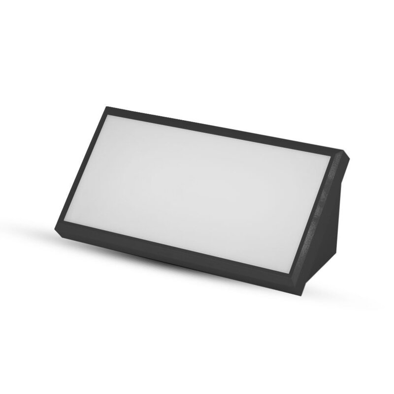 Kinkiet zewnętrzny V-TAC 20W LED Ukośna Czarna IP65 VT-8055 6400K 2045lm