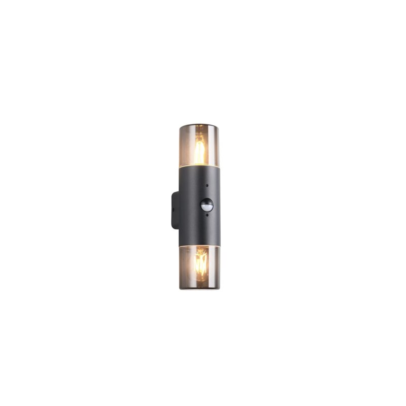 Kinkiet zewnętrzny z czujnikiem 2 x E27 28W HOOSIC Trio