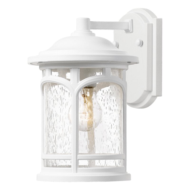 Lampa ścienna zewnętrzna biała E27 60W Marblehead Quoizel