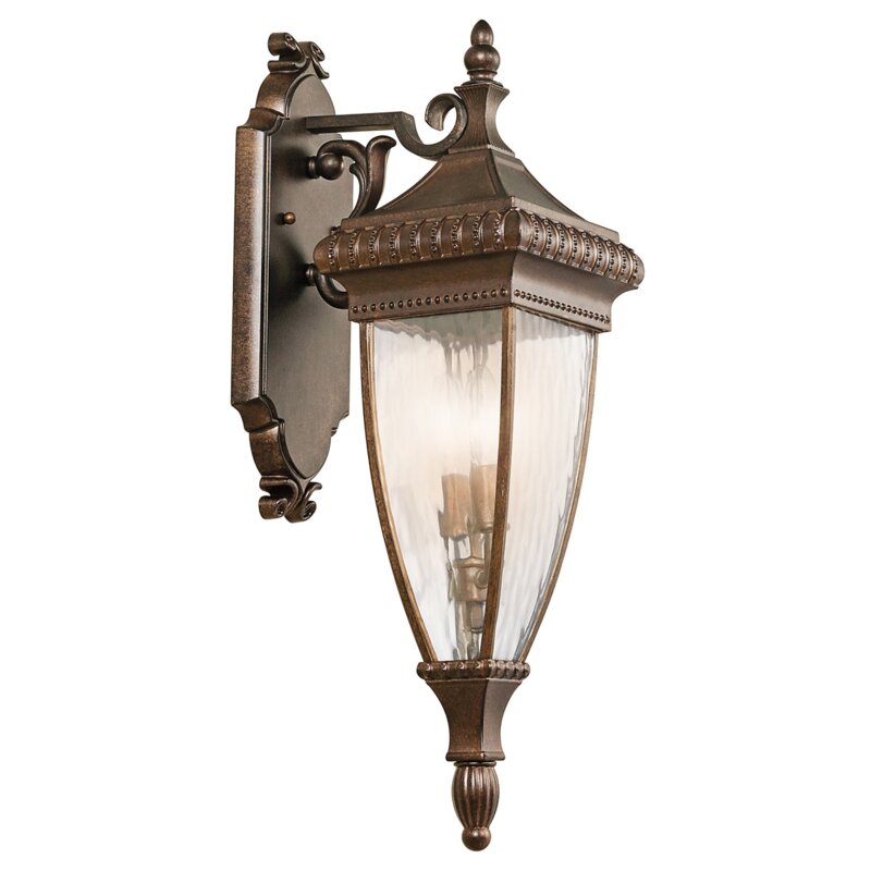 Lampa Åcienna zewnÄtrzna Szczotkowany brÄ z E14 60W Venetian Rain Kichler