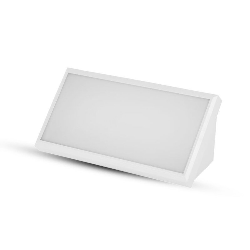 Kinkiet zewnętrzny V-TAC 20W LED Ukośna Biała IP65 VT-8055 4000K 2045lm