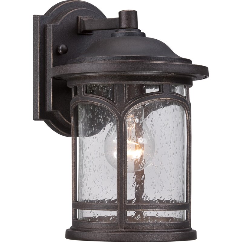 Lampa Åcienna zewnÄtrzna BrÄ z palladiaÅski E27 60W Marblehead Quoizel