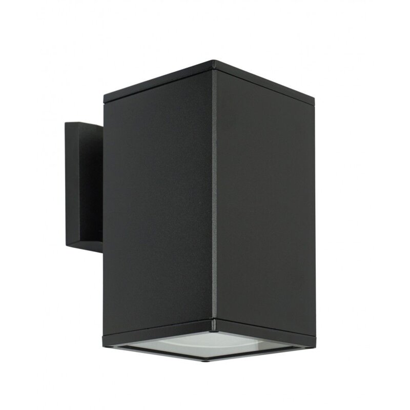 Kinkiet ścienny zewnętrzny 20x12 cm 1xE27 czarny IP54 SU-MA 8002 BL