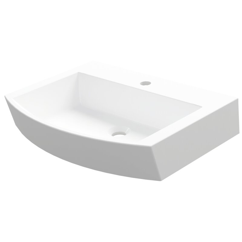 Umywalka nablatowa OMNIRES Marble+ Hydra UN Biały połysk