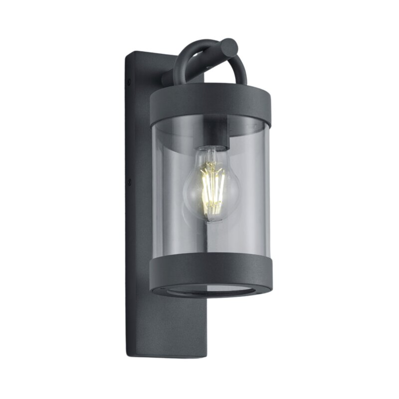 Lampa elewacyjna kinkiet zewnętrzny SAMBESI - CZUJNIK ZMIERZCHU antracyt Trio 204160142