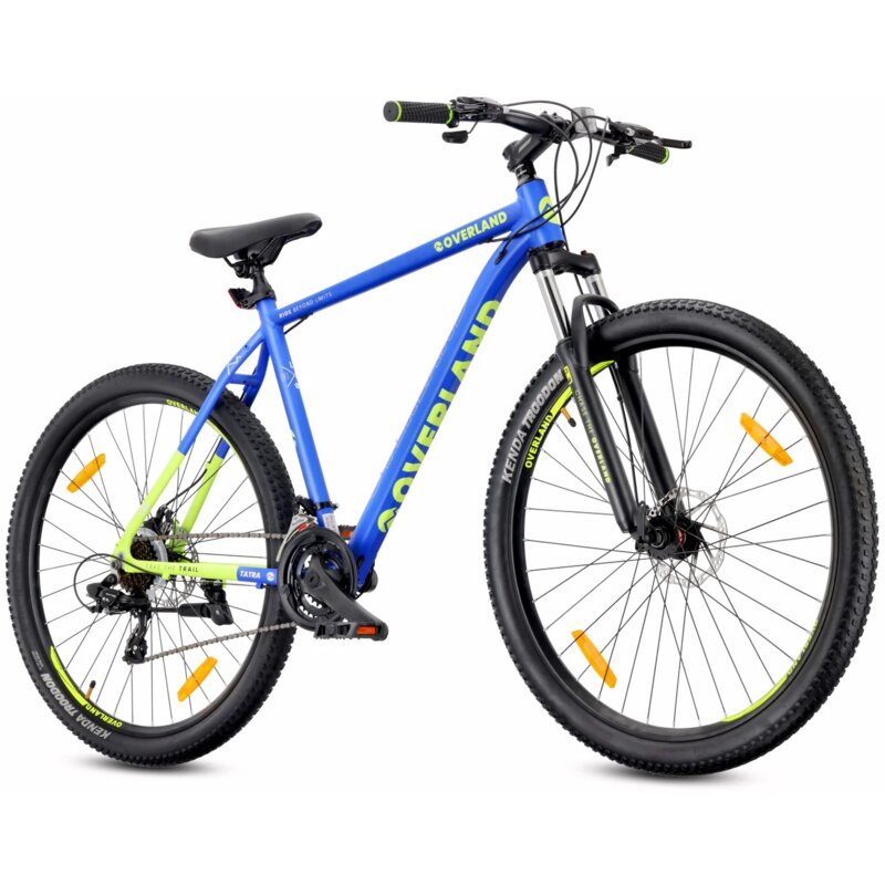Rower górski MTB TATRA Overland U21 29 cali Niebiesko-limonkowy