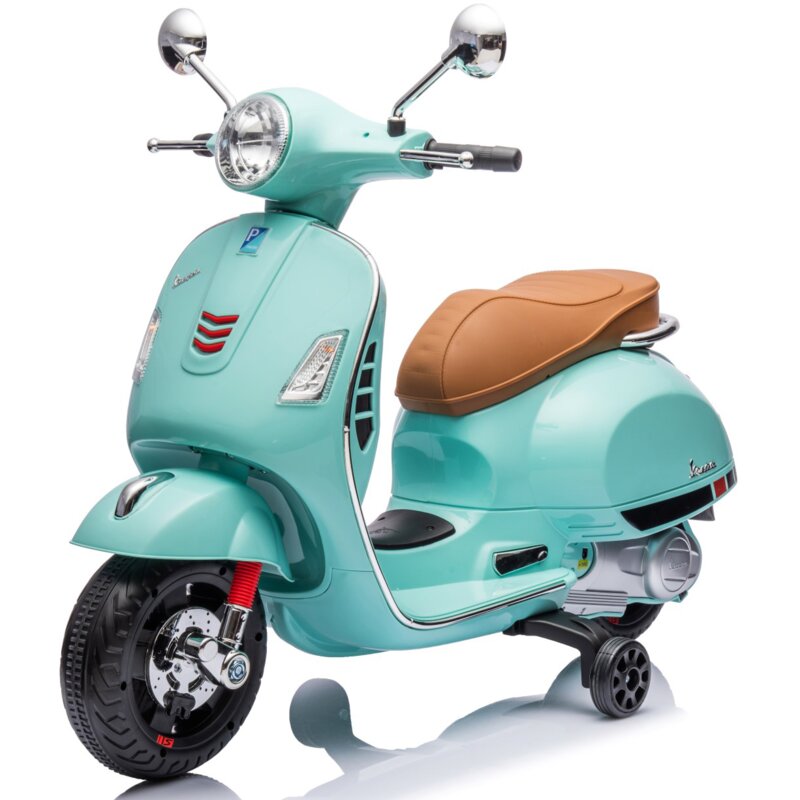 Motorek elektryczny SUN BABY Scooter Vespa Turkusowy