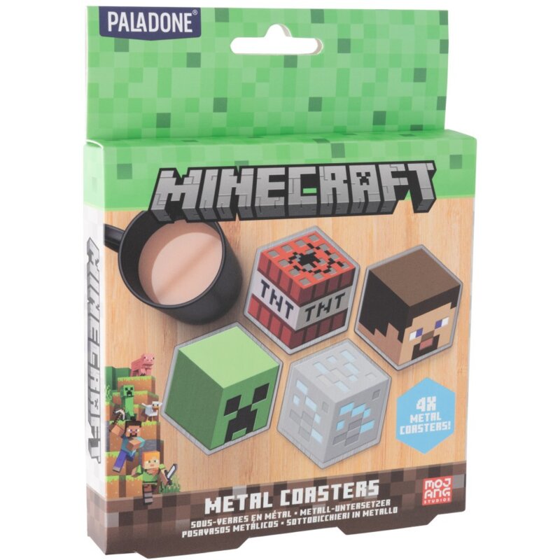 Zestaw podkładek pod kubek PALADONE Minecraft
