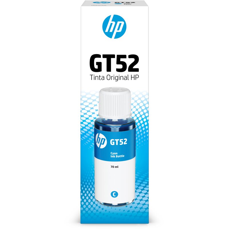 HP GT52 (M0H54AE) Błękitny 70 ml