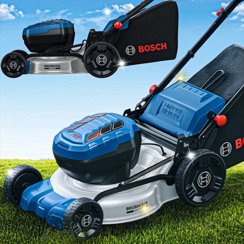 Kosiarka akumulatorowa BOSCH Professional GRA18V2-46SP 06008C8200, 46 cm, 18 V, silnik bezszczotkowy, kosz 60L, bez akumulatora