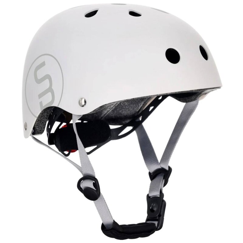 Kask SUN BABY Perfect Fit Biały dla Dzieci z lampką (rozmiar S)