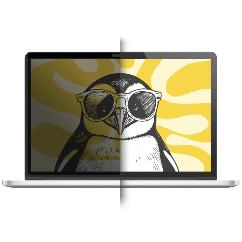 Folia prywatyzująca DOODROO Privacy Macbook Pro 15,6 (0161-2020) Przezroczysty